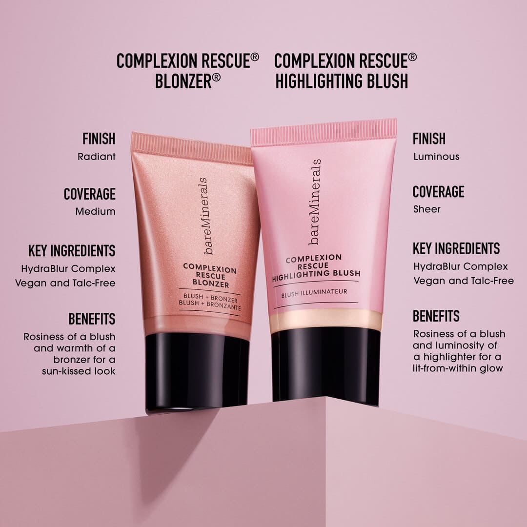 bareMinerals Complexion Rescue Highlighting Blush Mauve Glow 15 ml