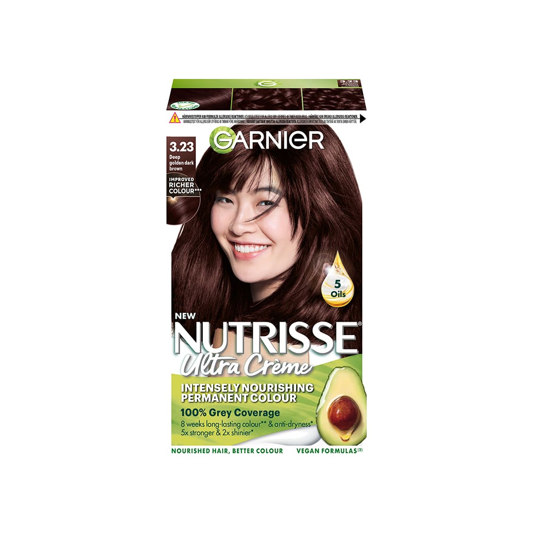 Garnier Nutrisse Ultra Creme 3.23 Deep Golden Dark Brown