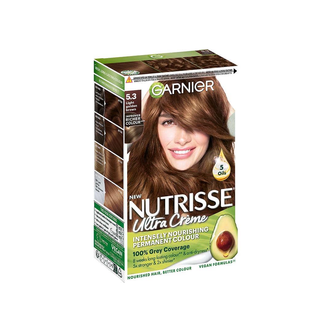 Garnier Nutrisse Ultra Creme 5.3 Light Golden Brown