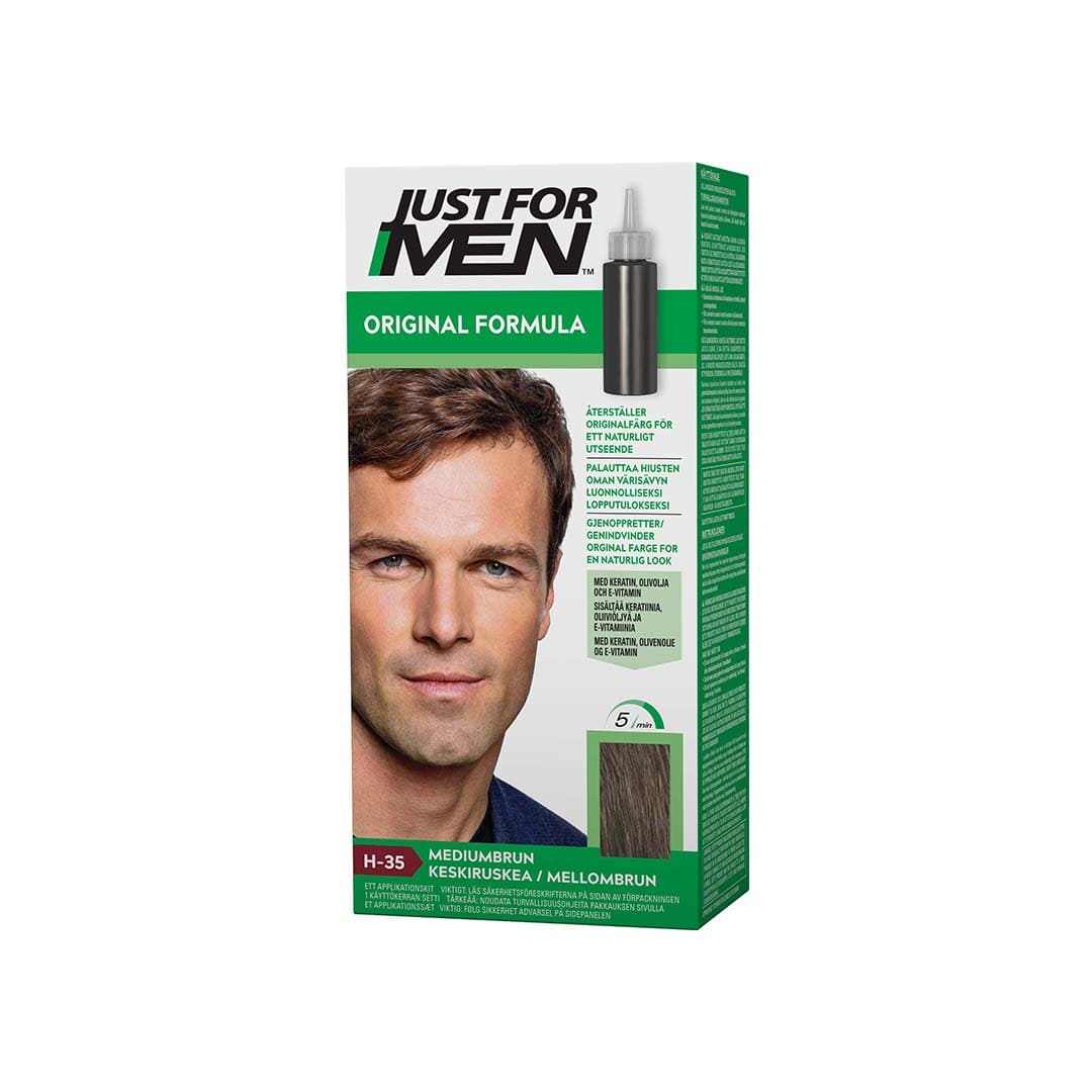 Just For Men Original Formula Hårfärg Mellanbrun