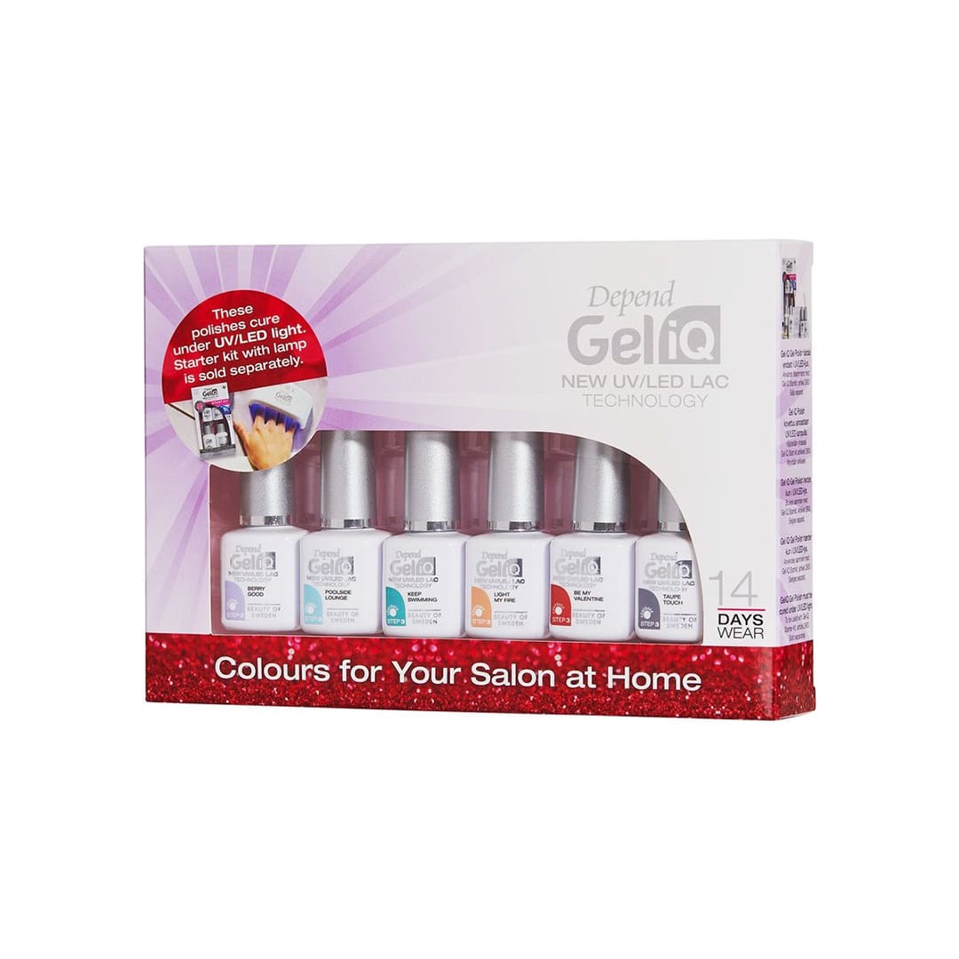 Depend Gel iQ Nail Polish Set 6x5 ml