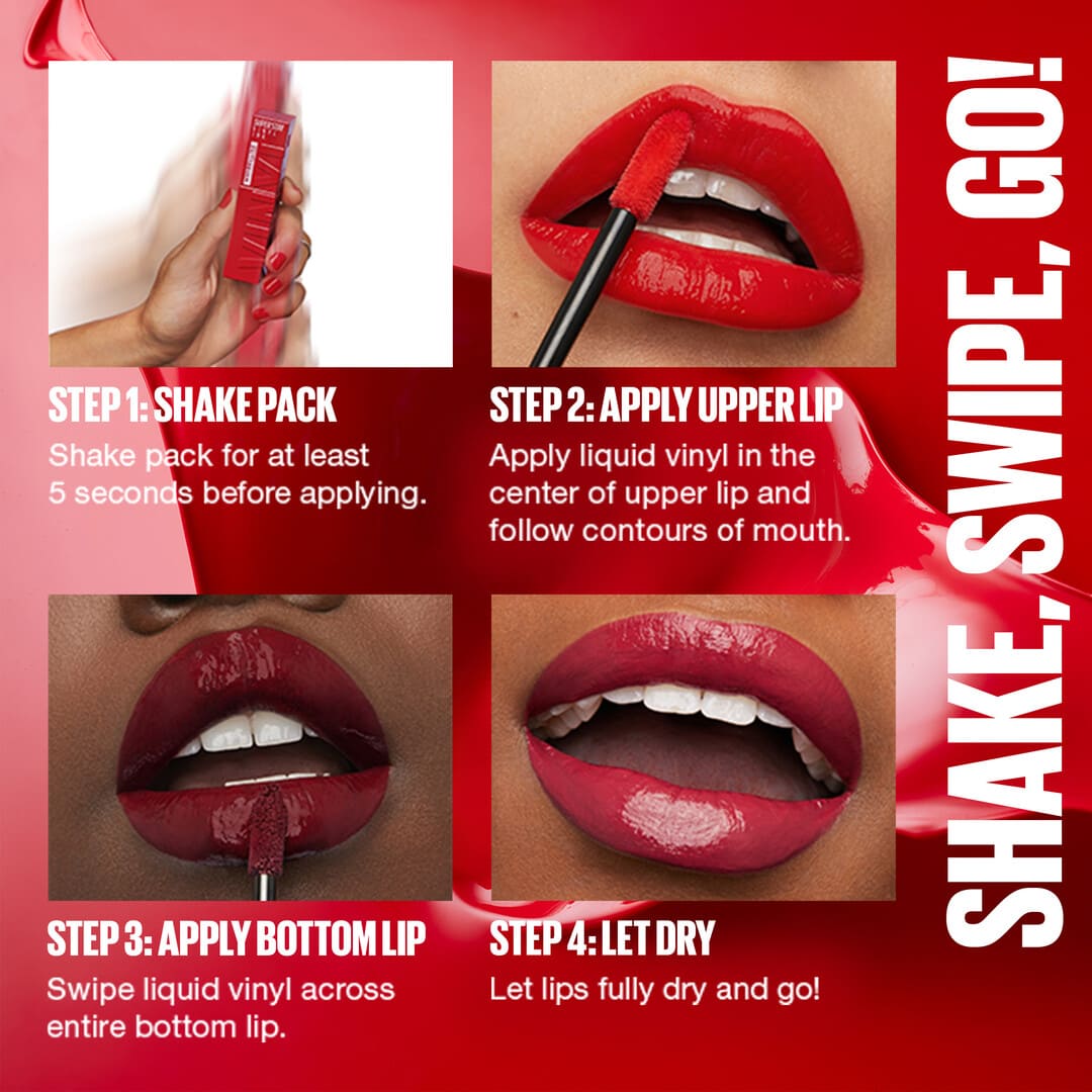 Maybelline Superstay Vinyl Ink Liquid Lipstick 25 Red Hot 4.2 ml