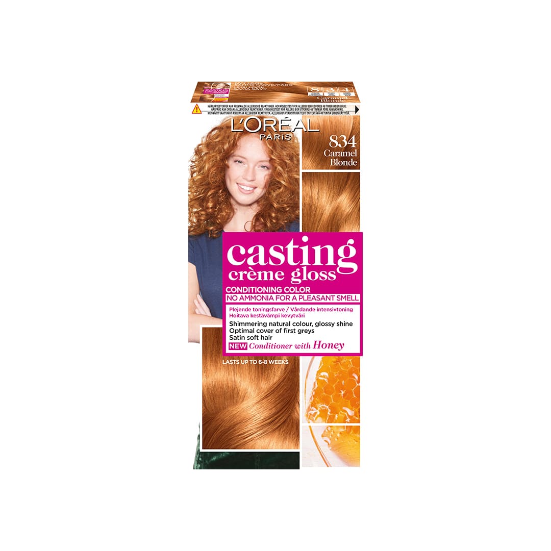 Loreal Paris Casting Creme Gloss 834 Caramel Blonde