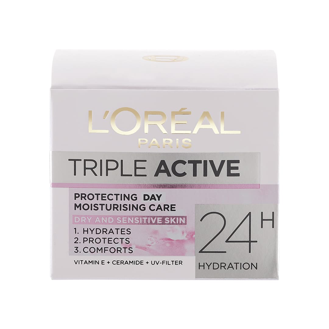 Loreal Paris Triple Active Day Cream Dry And Sensitive Skin 50 ml