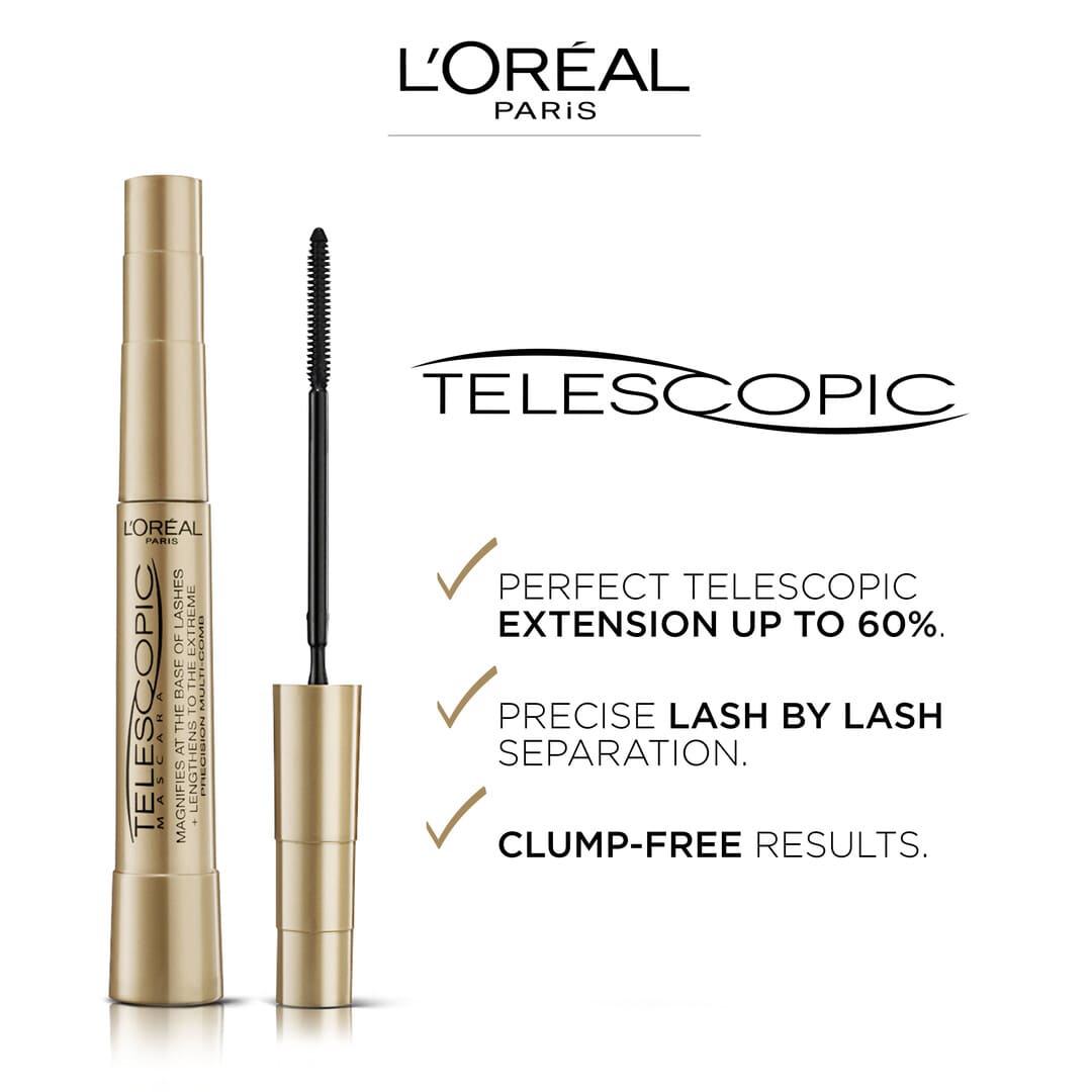 Loreal Paris Telescopic Mascara Magnetic Black 7 ml