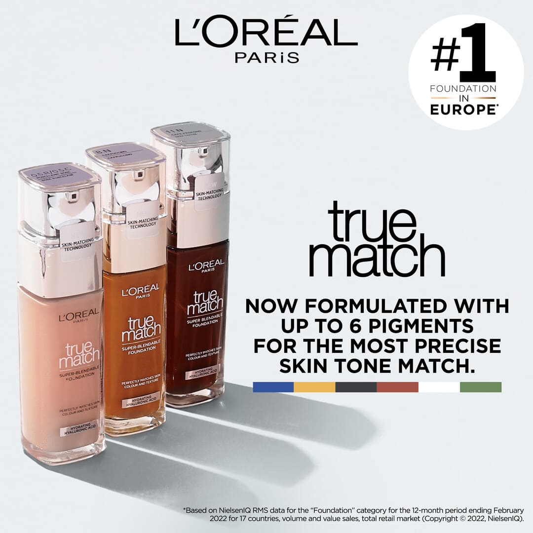 Loreal Paris True Match Foundation 3N Creamy Beige 30 ml