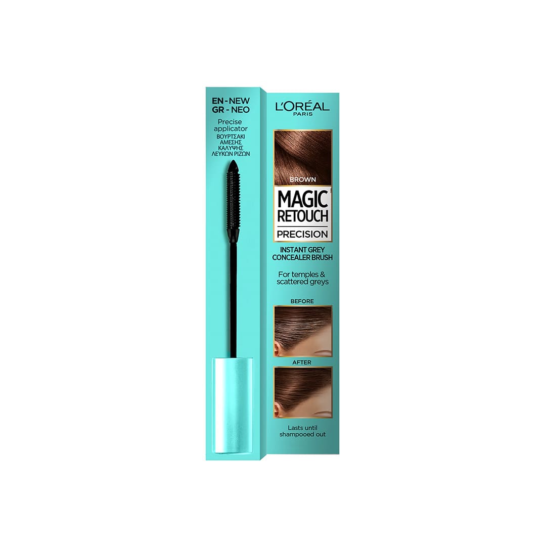 Loreal Paris Magic Retouch Precision Instant Grey Concealer Brush 3 Brown 8 ml