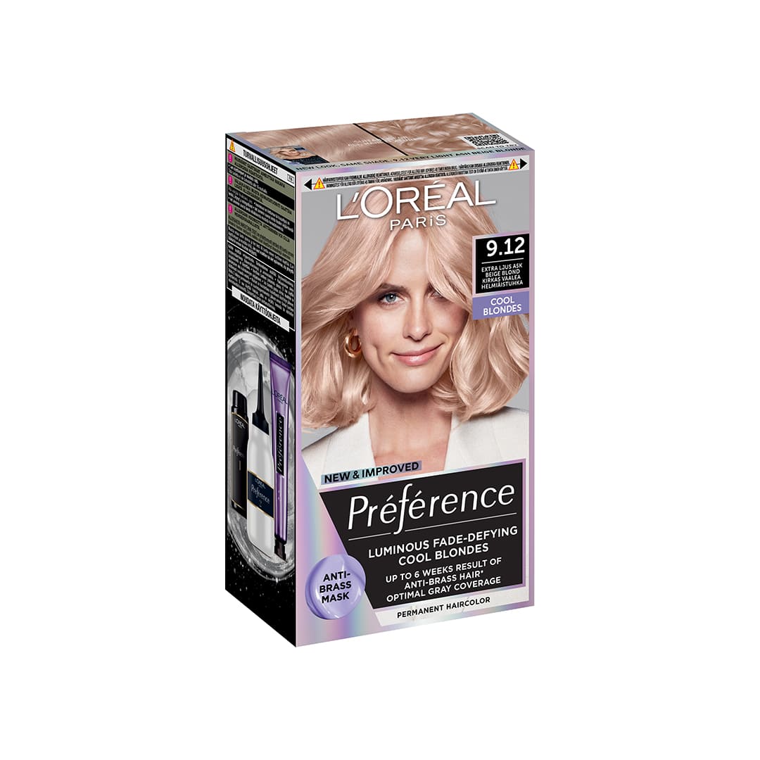 Loreal Paris Preference Cool Blondes Hair Color 9.12 Siberia