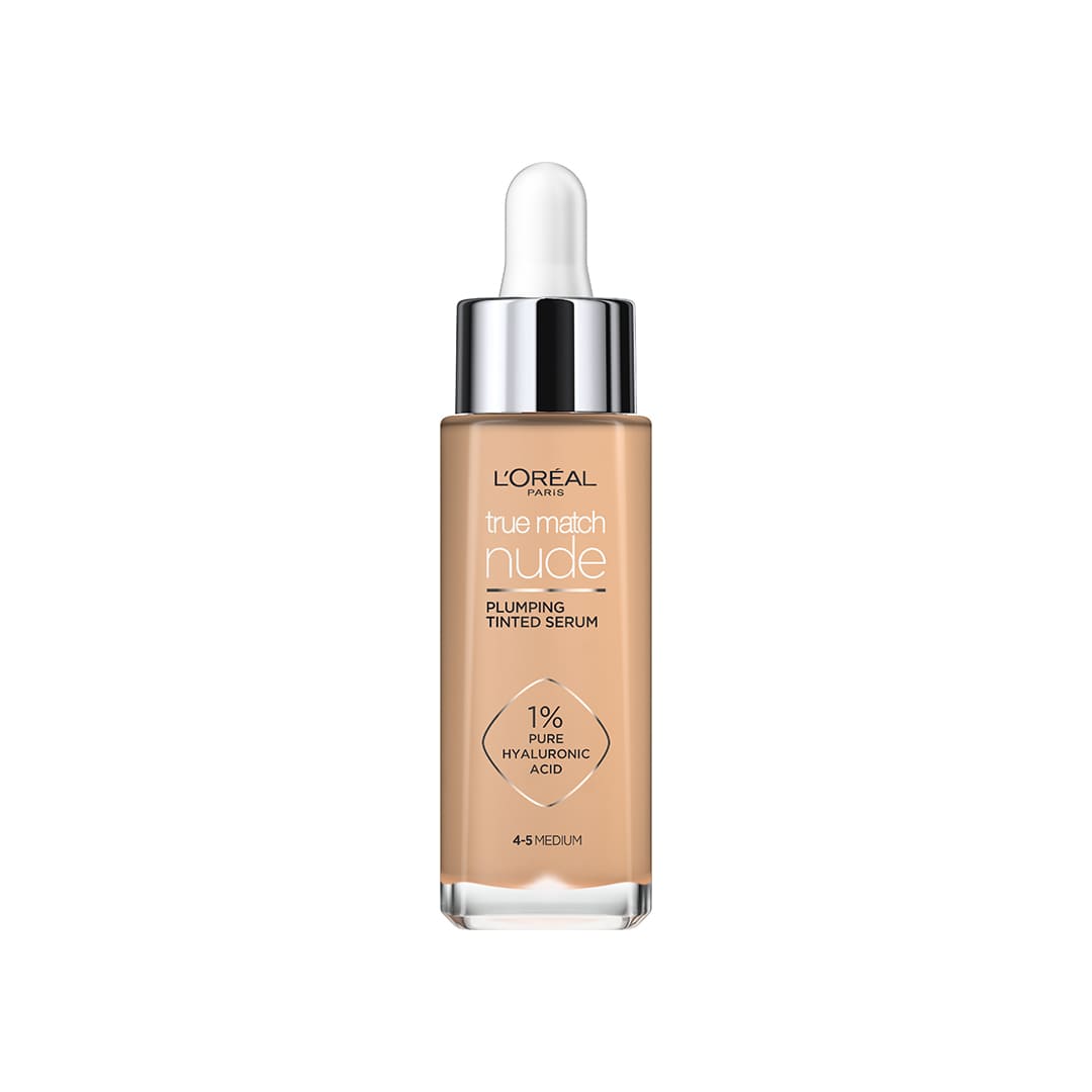 Loreal Paris True Match Nude Plumping Tinted Serum 4-5 Medium 30 ml