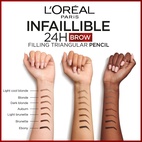 Loreal Paris Infaillible Brows 24H Filling Triangular Pencil 3.0 Brunette 1 ml