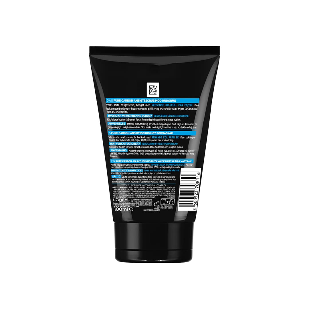 Loreal Men Expert Pure Carbon Anti Blackhead Daily Face Scrub 100 ml