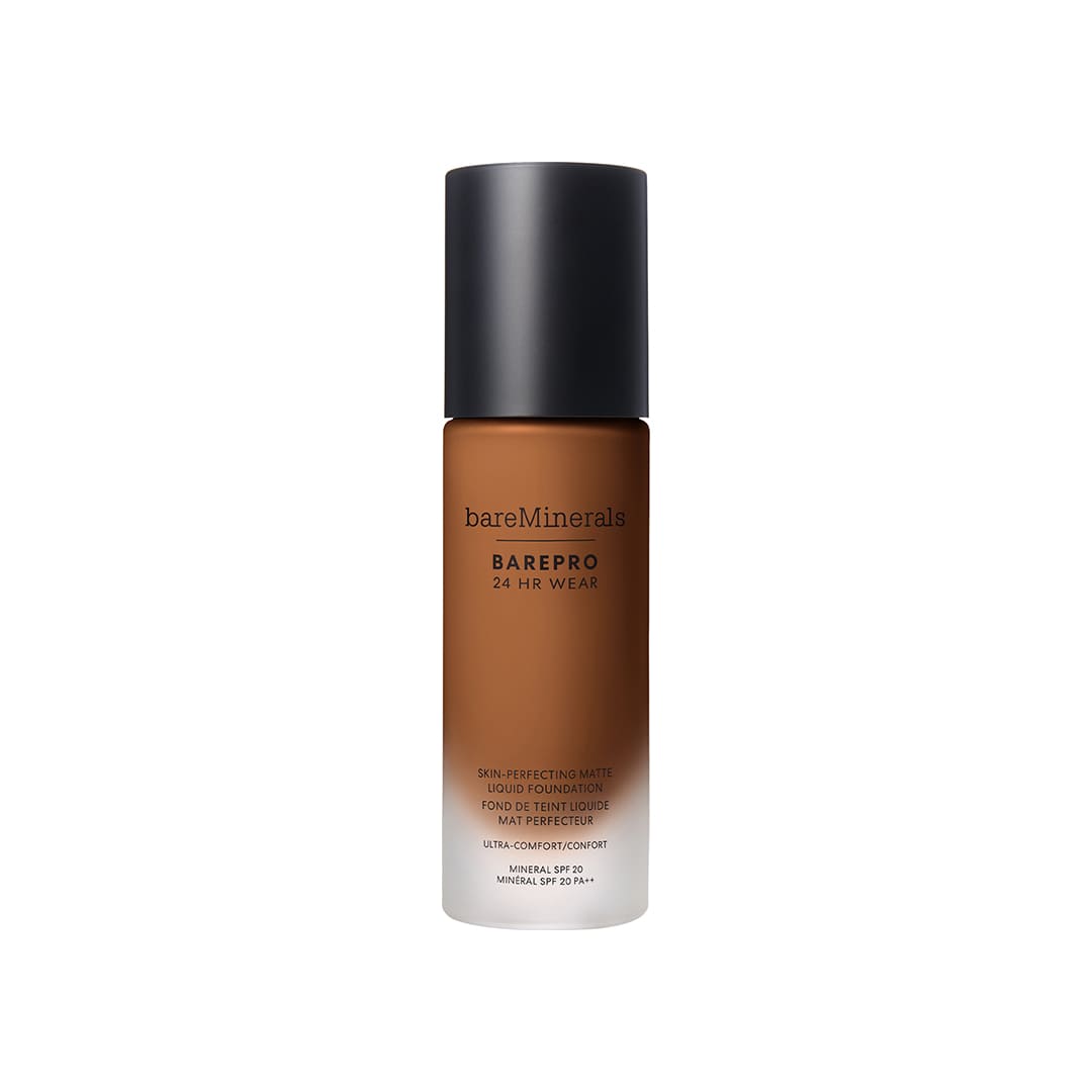 bareMinerals Barepro 24H Matte Comfort Liquid Foundation Deep 55 Warm 30 ml