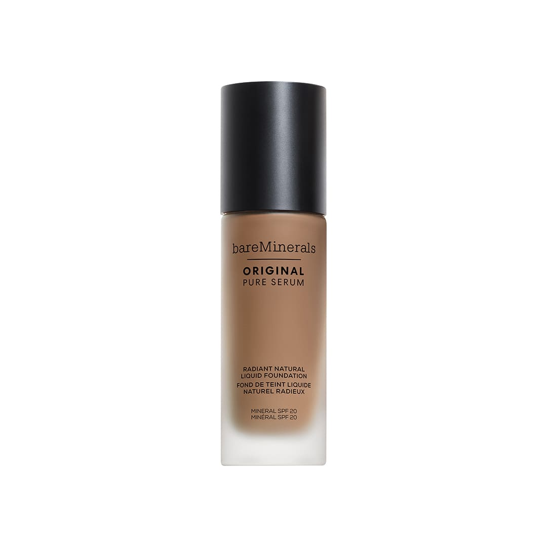 bareMinerals Original Pure Serum Liquid Foundation Mineral Medium Deep Cool 4 Sp