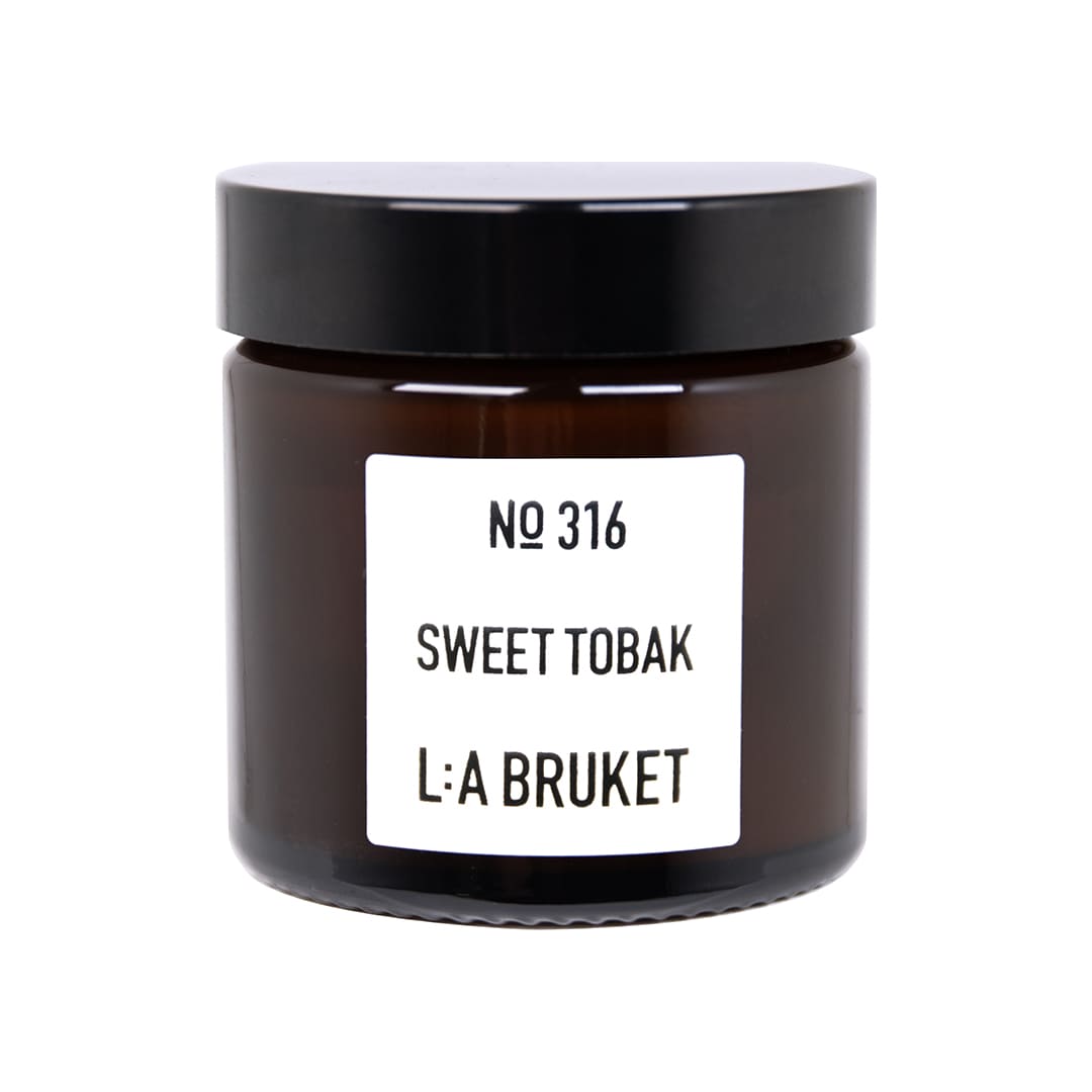 LA Bruket 316 Doftljus Sweet Tobak 50g