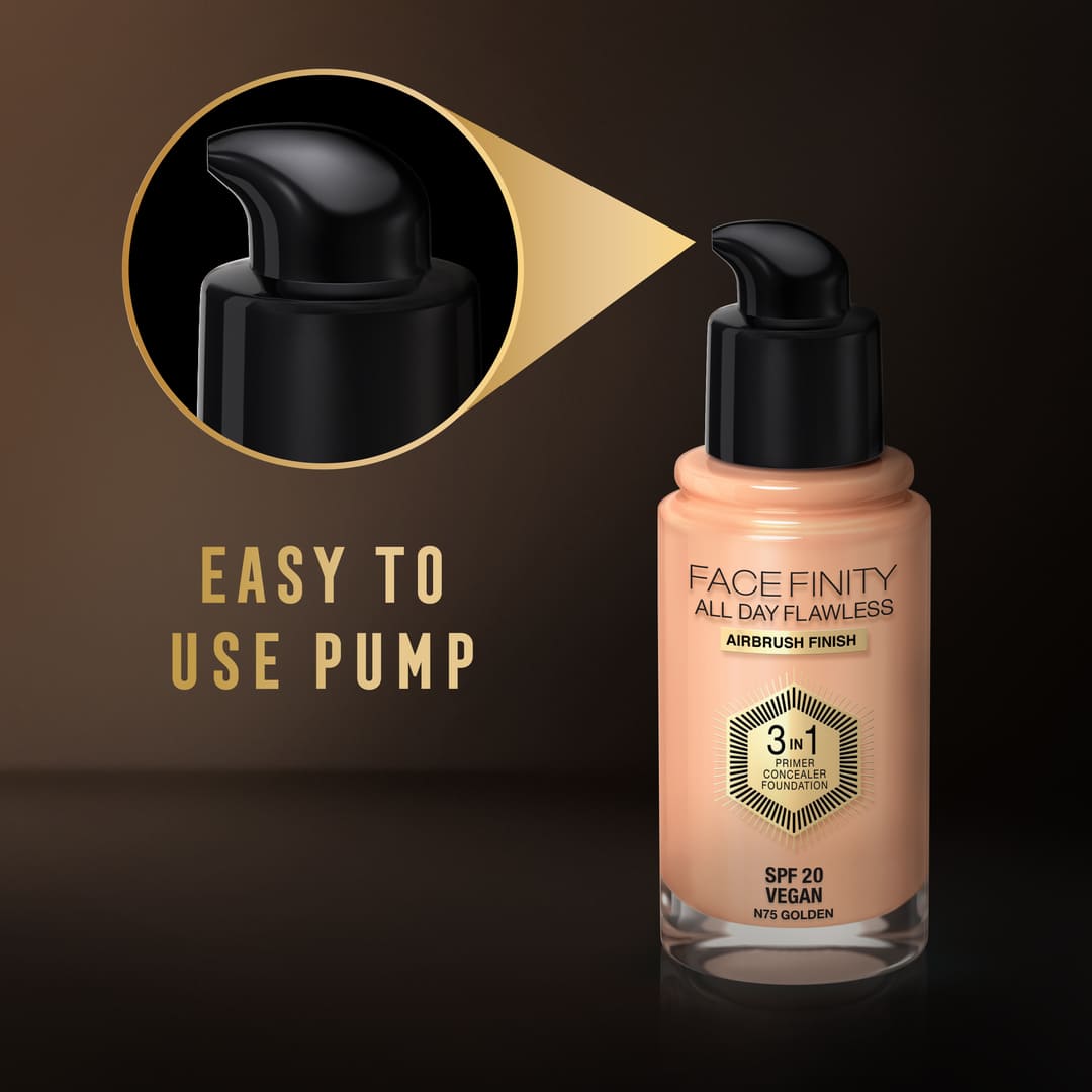 Max Factor Facefinity All Day Flawless 3 In 1 Foundation 075 Golden 30 ml