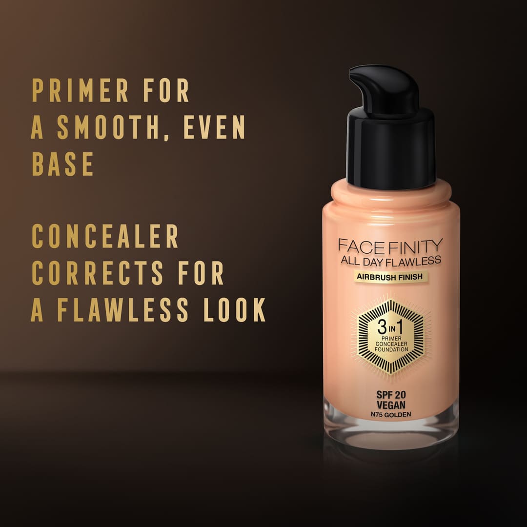 Max Factor Facefinity All Day Flawless 3 In 1 Foundation 075 Golden 30 ml