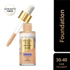 Max Factor Miracle Pure 2 In 1 Skin Reset Serum Foundation 30-40 Fair To Light 30 ml