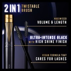 Max Factor Masterpiece 2 In 1 Lash Wow Mascara 03 Midnight Black 7 ml