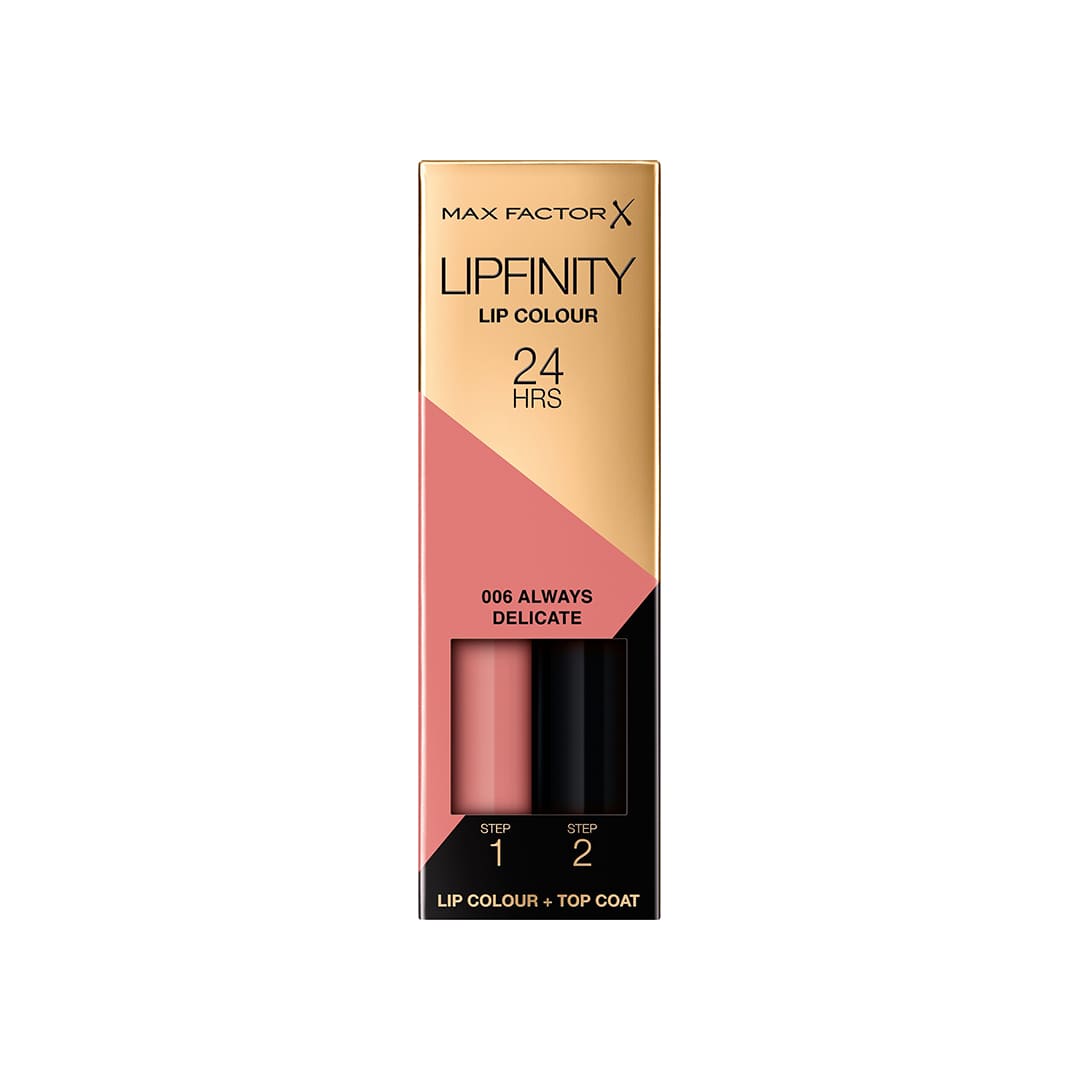 Max Factor Lipfinity Lip Colour 006 Always Delicate 2.3 ml