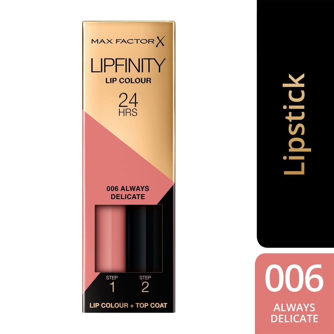 Max Factor Lipfinity Lip Colour 006 Always Delicate 2.3 ml