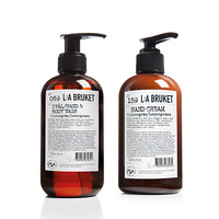 LA Bruket 210 Duo Kit Flytande Tvål Handkräm Citrongräs 190 ml