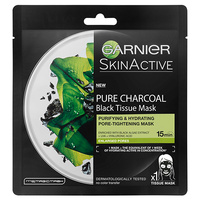 Garnier Skin Active Pure Charcoal Tissue Mask Black Algae