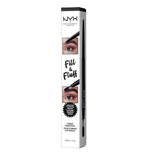 Nyx Professional Makeup Fill & Fluff Eyebrow Pomade Pencil Ffep08 Black